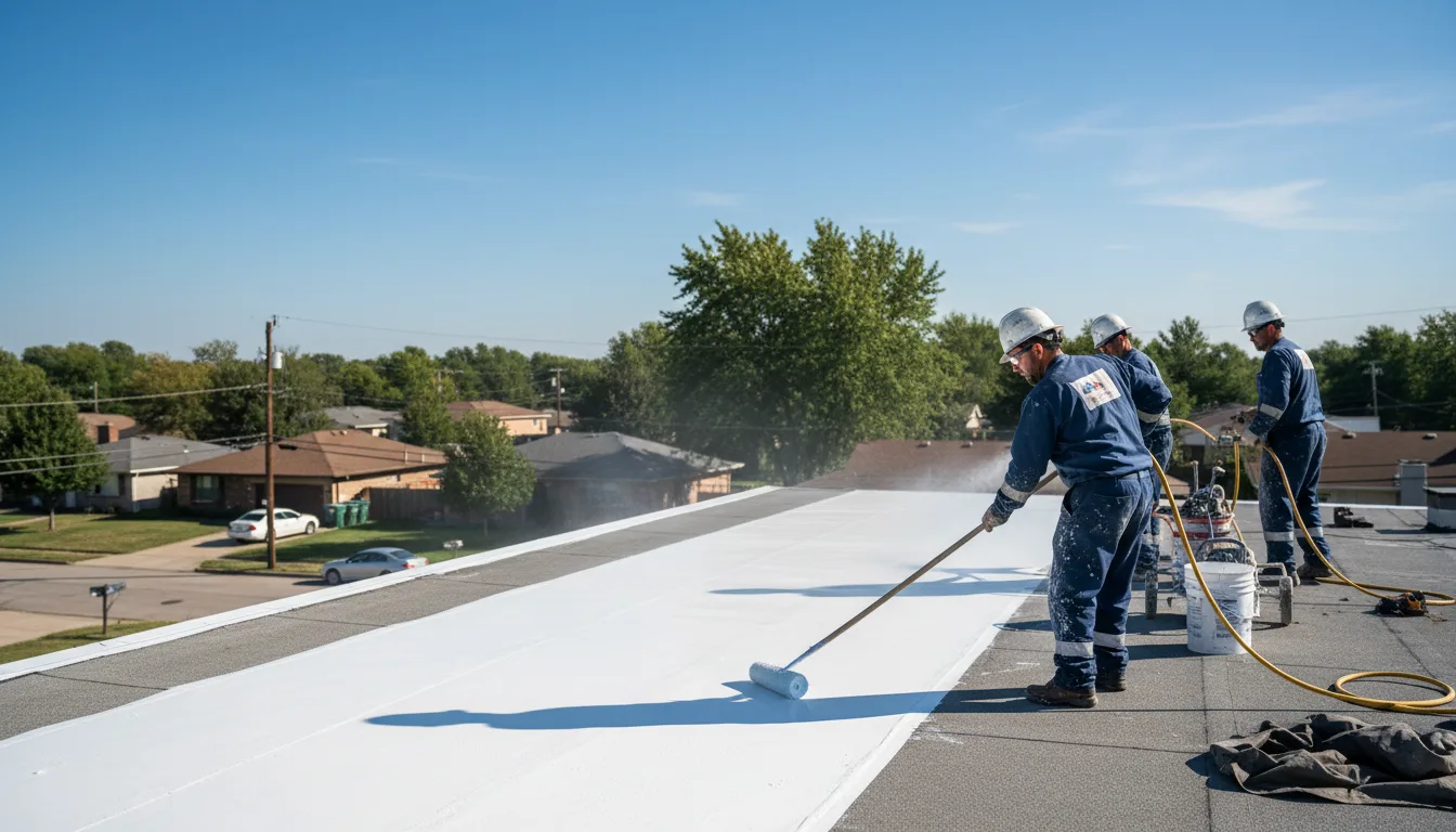Commercial roof coating in Cedar Park, TX near me